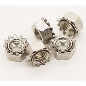 piulițe combinate cu șaibă elastică hexagonală/K-piuliță de blocare