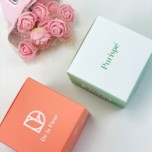 Cutie de hârtie kraft cosmetică șic