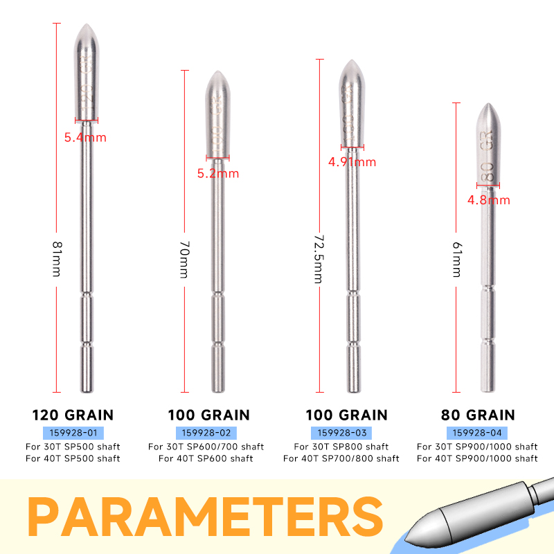 159928 80/100/120 Puncte de inserare din oțel inoxidabil pentru săgeți de carbon ID3.2mm