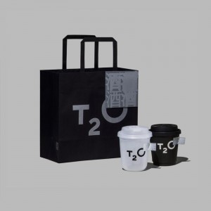 Geantă de cadou vibrantă de hârtie luxoasă