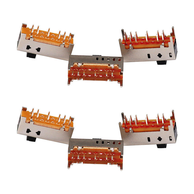 Slide Comutator SS25D01 dublu-Rândul 12-Comutator glisant Pin Produs electronic Comutator de diapozitive micro vertical