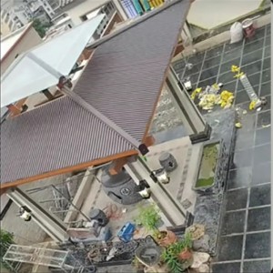 Panouri din aluminiu pentru acoperișul marelui perete-Proiectare în formă cu proprietăți de izolare a căldurii