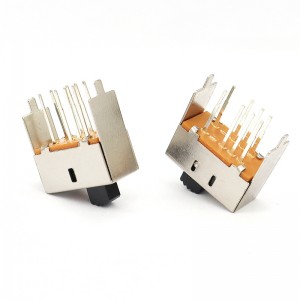 Comutator de diapozitive S23E03 Micro Slide Comutator pentru uscător de păr arzător de tămâie, dublu-Rândul 8-Pin verticală două-Comutator de diapozitive de poziție