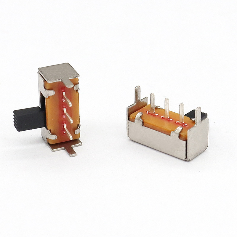 Slide Comutator SK12F14 lateral-Trageți întrerupătorul orizontal, partea lămpii de tavan-Trageți comutatorul de diapozitive, singur-Rândul 3-Pinul de diapozitiv vertical