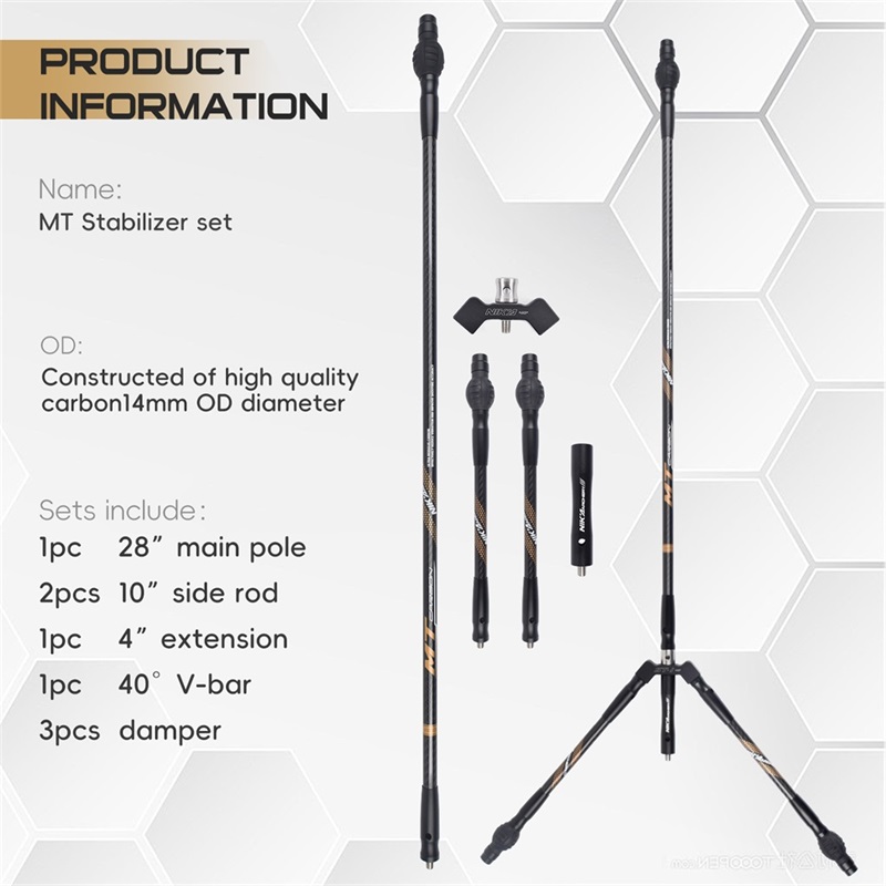 Tir cu arcul Nika 240128 MT OD14MM Stabilizatori de carbon