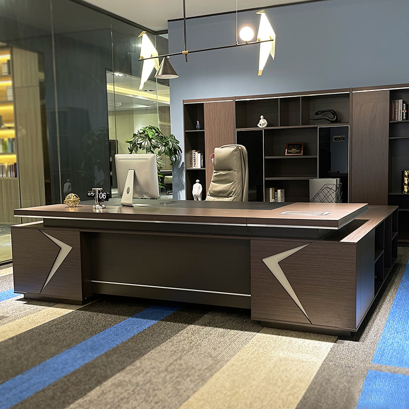 Model. 007 Birou Single Executive Birou, Boss/Președinte Mobilier de birou, Manager/Birou Supervizor, Birou pentru computer – Cel mai bine vândut