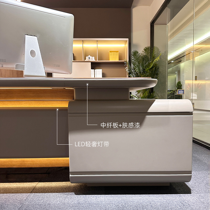 Model DBT008 Birou executiv, președinte/Birou de birou Chairman, Birou de manager mare premium cu set de scaune de birou pentru manager\Biroul lui