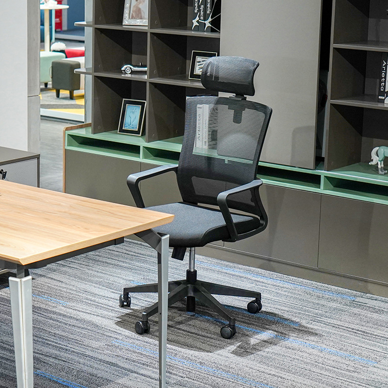 Model BGY001 Scaun ergonomic cu plasă - Spate curbat respirabil cu înălțime-Brațe reglabile pentru studiu, birou și sesiuni lungi de ședere