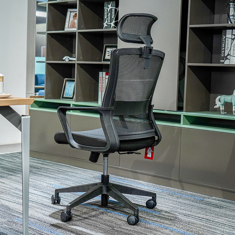 Model BGY001 Scaun ergonomic cu plasă - Spate curbat respirabil cu înălțime-Brațe reglabile pentru studiu, birou și sesiuni lungi de ședere