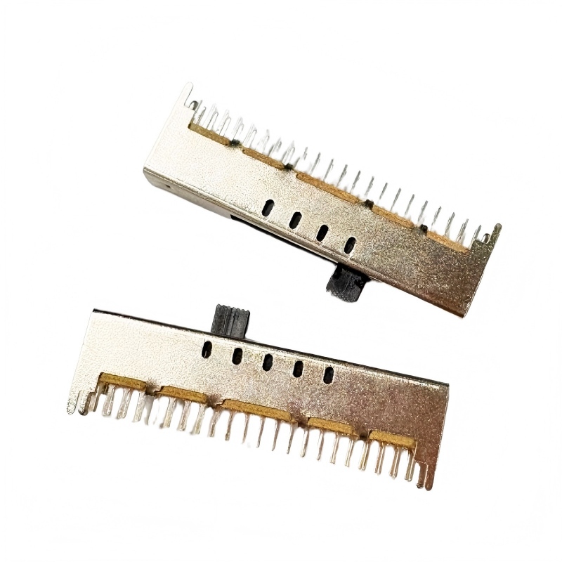 Comutator glisant SS-49D01 Vertical-Montat 9-Poziție dublă-Pol Dublu-Întrerupător de alimentare miniatural pentru jucării