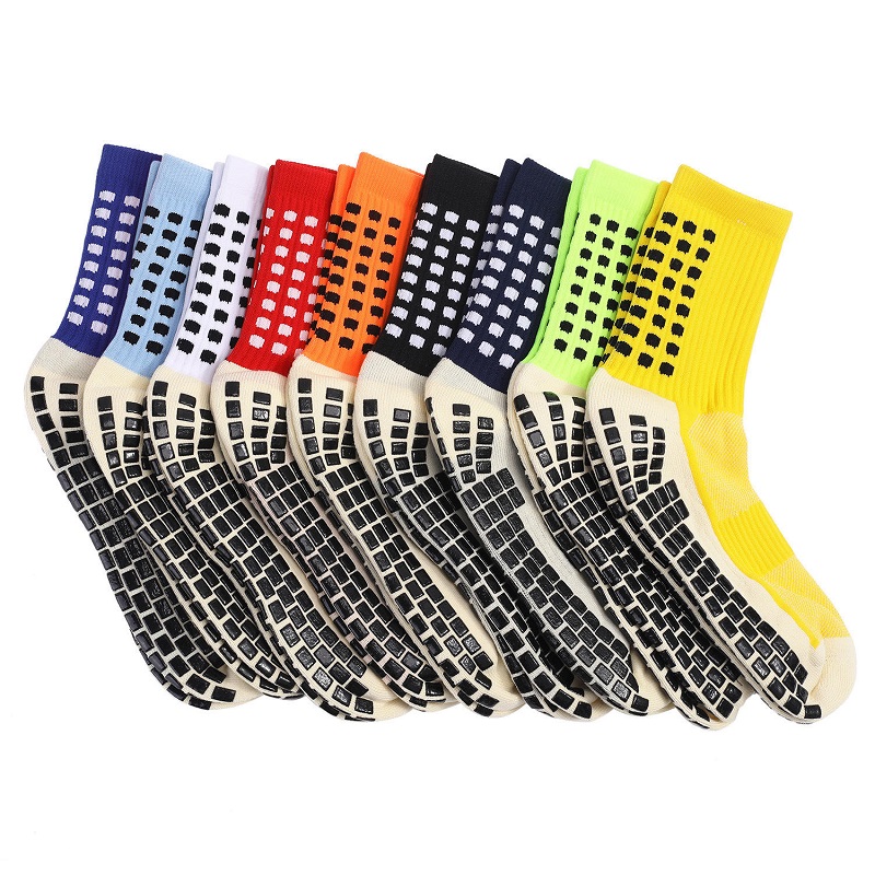 Factory wholesale Athletic Soccer Football Anti Slip Non Skid Sports Grip Socks.jpg